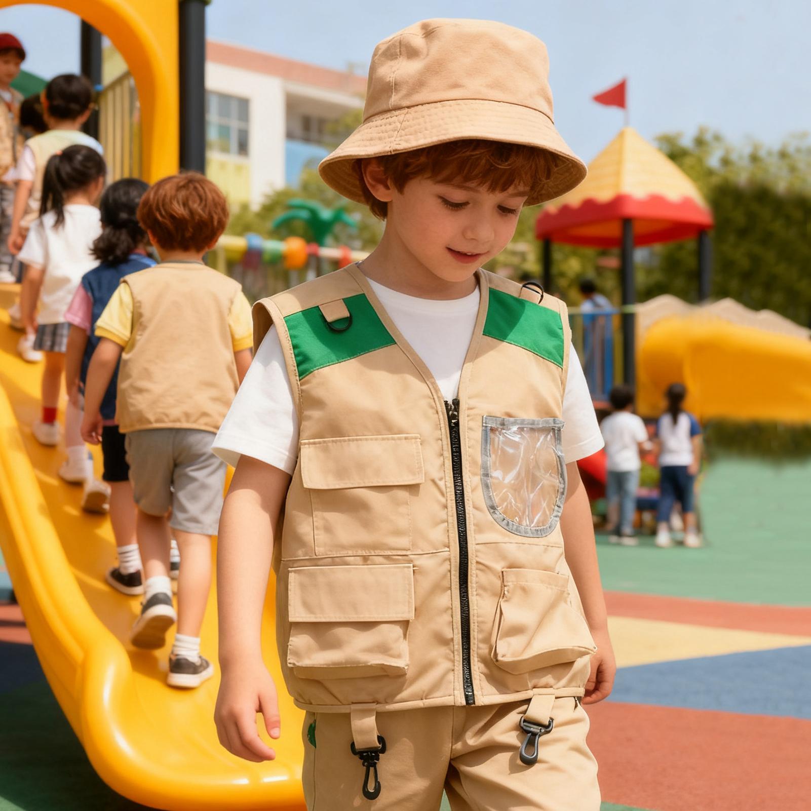Kids Explorer hat and vest Cos - đánh giá và giá Outdoor Adventure Kit For Kids