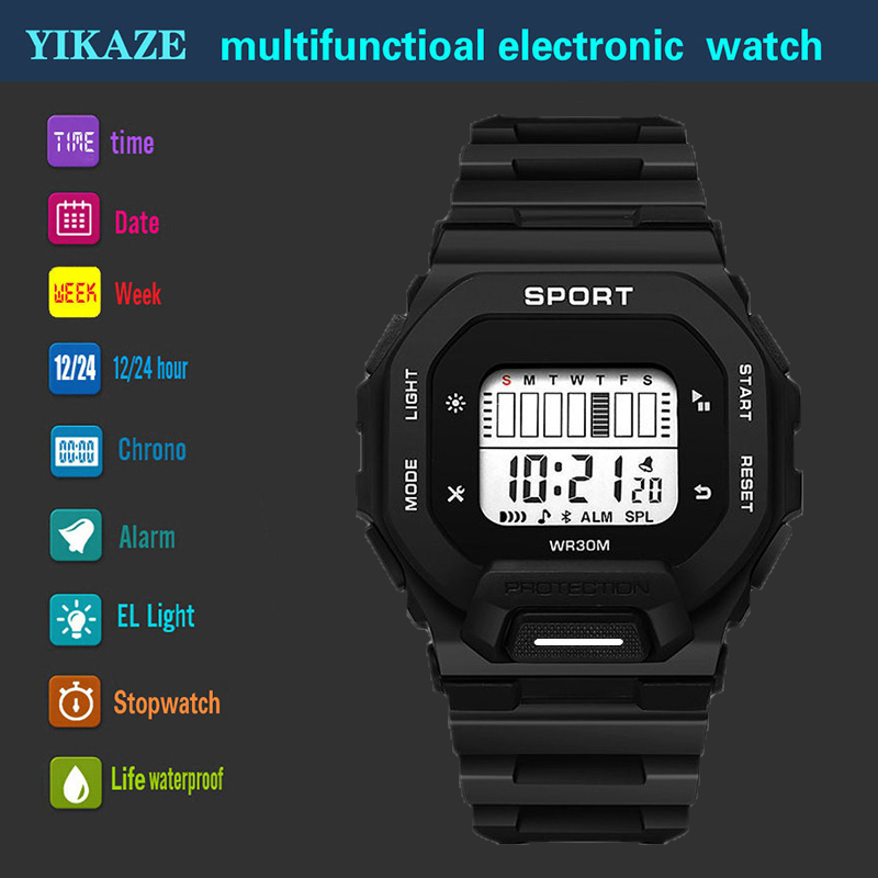 YIKAZE Men's Sports Watch Wate - đánh giá và giá Outdoor Adventure Sports
