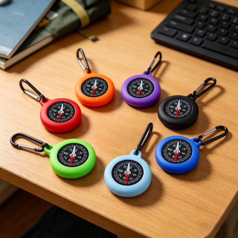 5-20 PCS Mini Compass Keychain - đánh giá và giá Outdoor Adventure Birthday Party