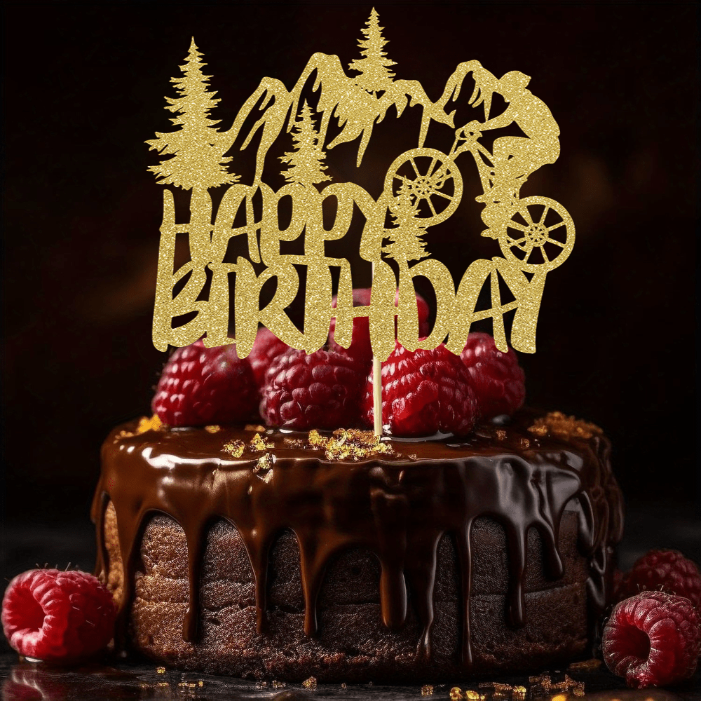 1pc Golden Glittering Retireme - đánh giá và giá Outdoor Adventure Birthday Party