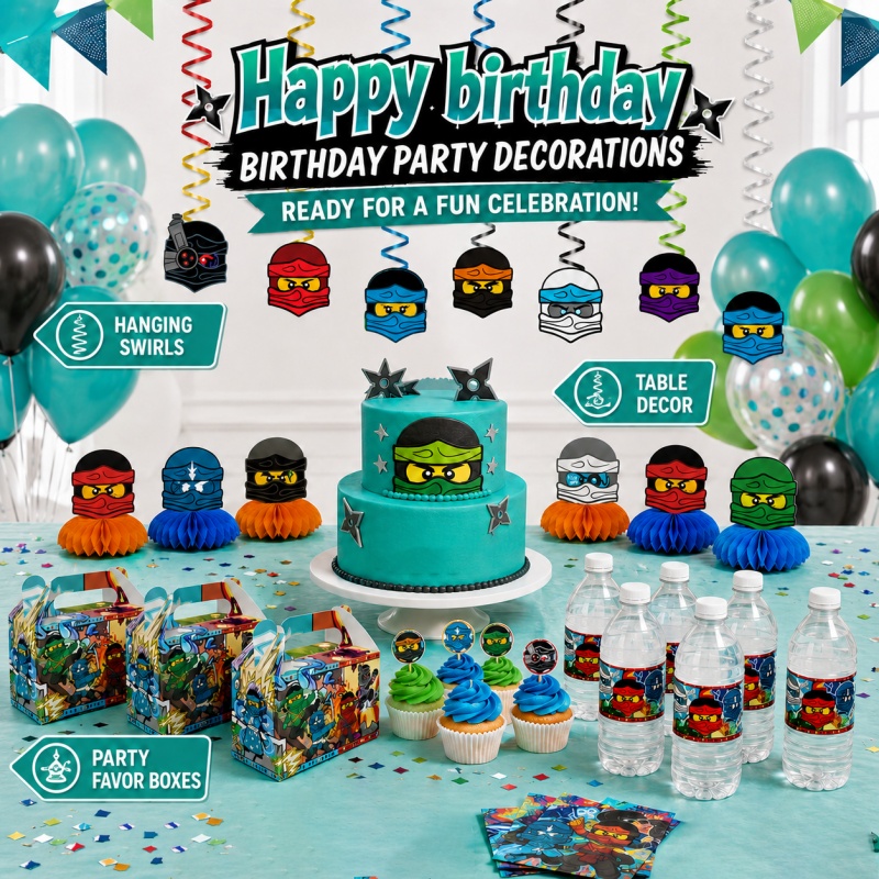 Ninja Combination Birthday Par - đánh giá và giá Outdoor Adventure Birthday Party